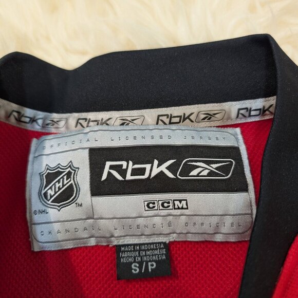 Reebok Men Calgary Flames NHL Authentic Pro Breakaway Hockey Home Jersey Size S - Picture 6 of 10